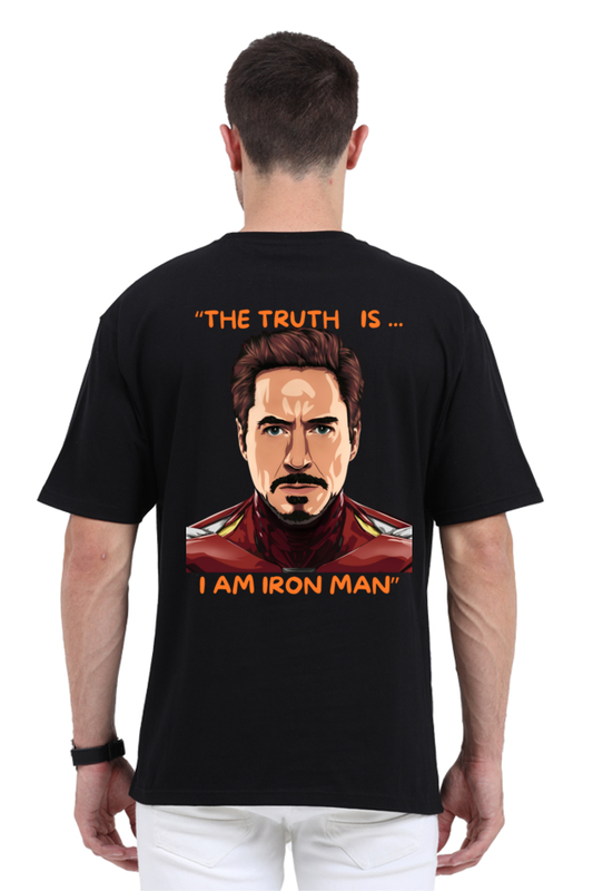 Classic Oversized 'IRON-MAN' T-Shirt