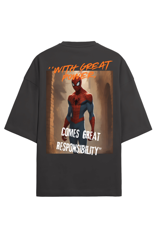 Terry Oversized 'SPIDER-MAN' T-Shirt