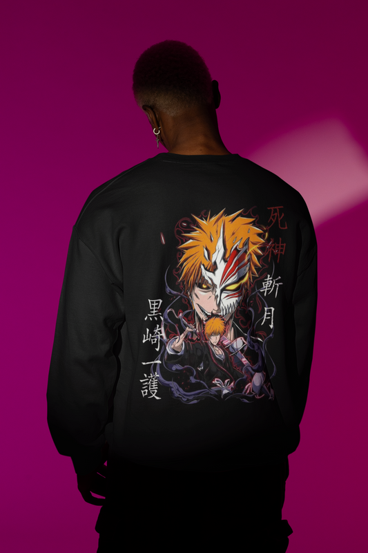 Oversized 'ICHIGO KUROSAKI' Sweatshirt