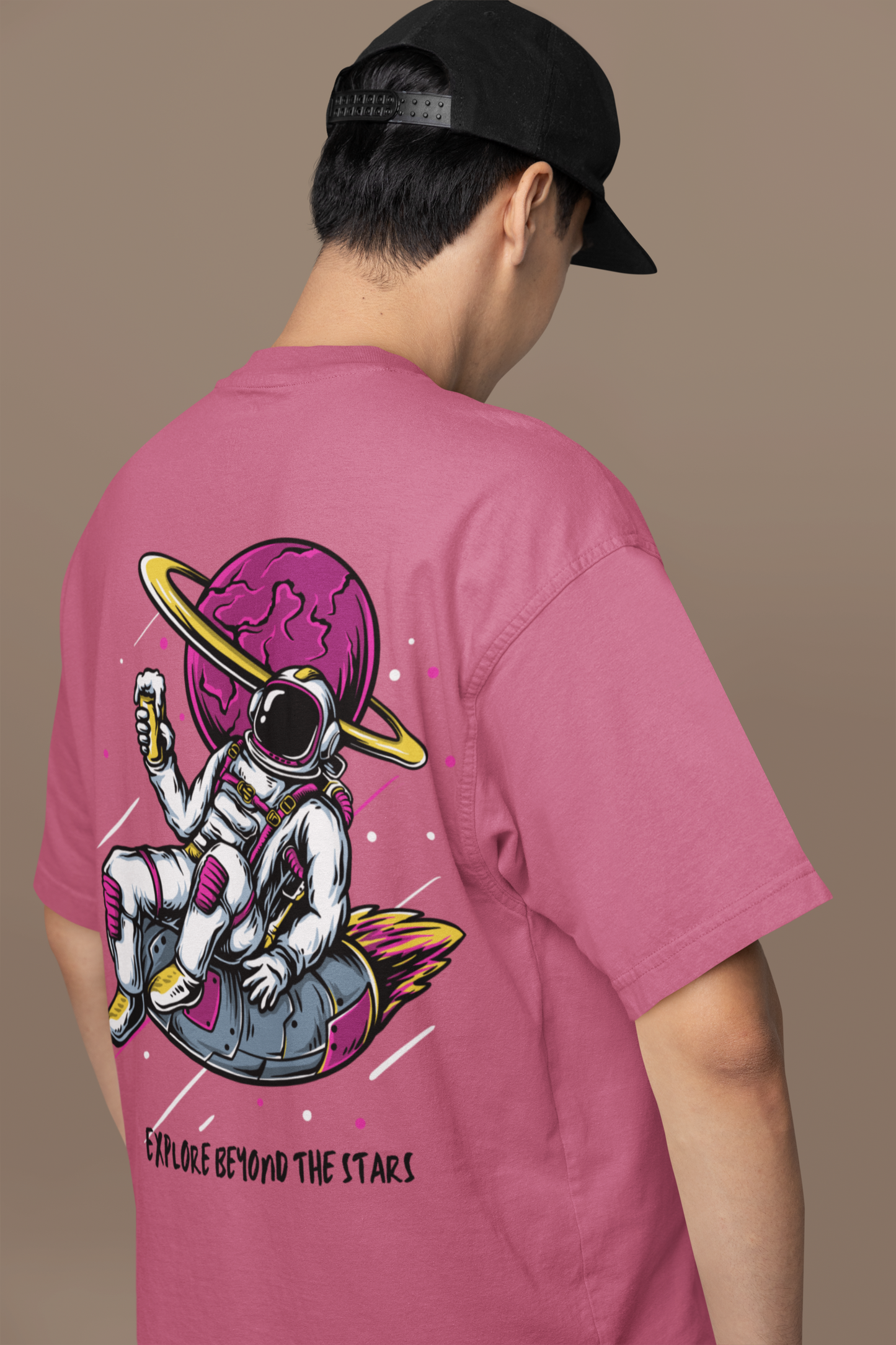 Terry Oversized 'ASTRONAUT' T-Shirt