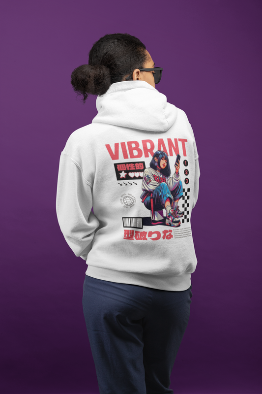 Oversized 'VIBRANT' Hoodie