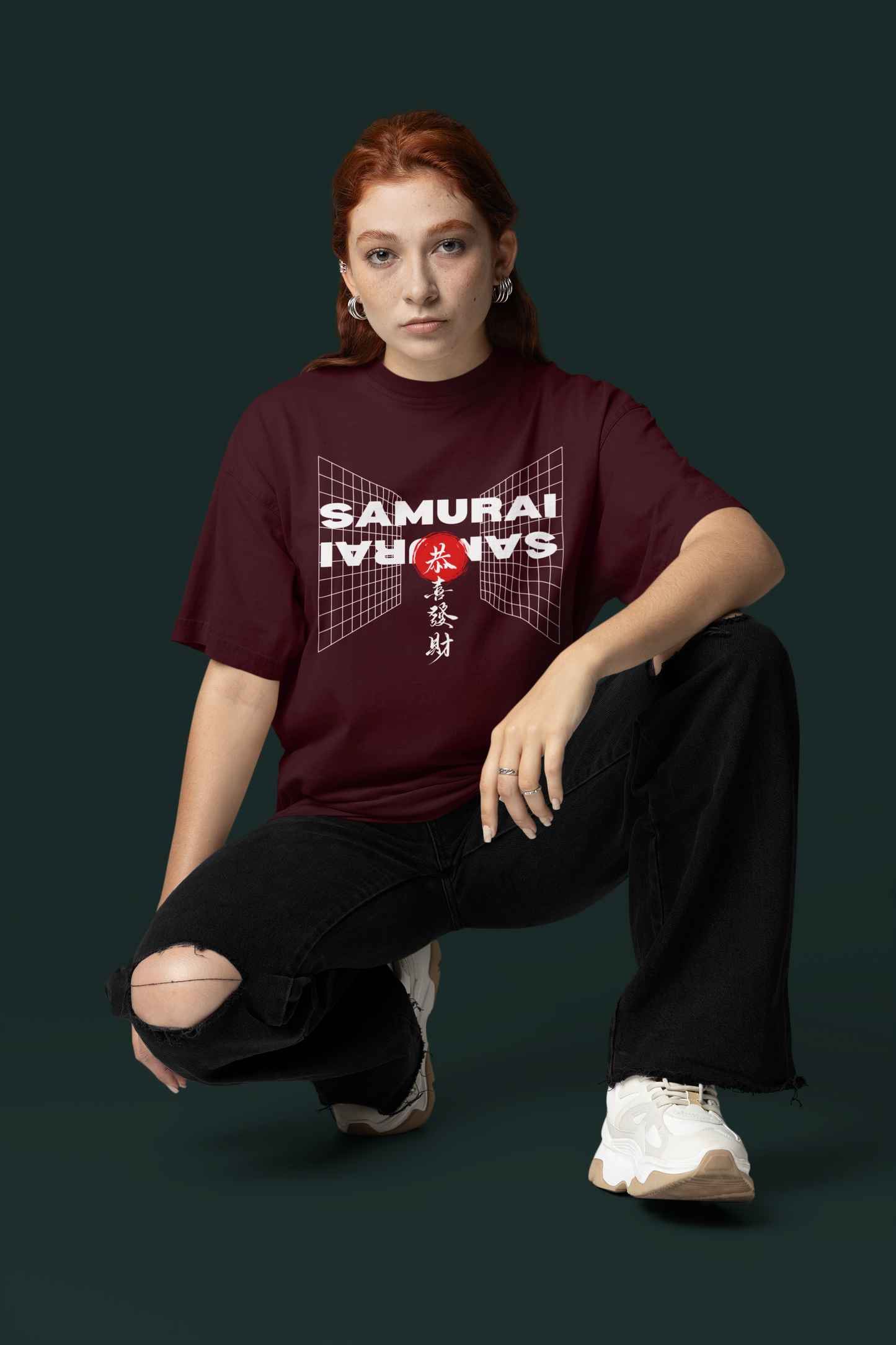 Terry Oversized 'SAMURAI' T-Shirt